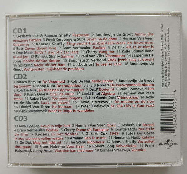 Various : Kleinkunst - De Tijdloze Nederlandse Luisterliedjes (3xCD, Comp)
