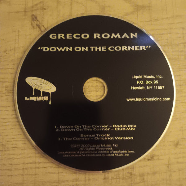 Greco Roman : Down On The Corner (CD, Single)