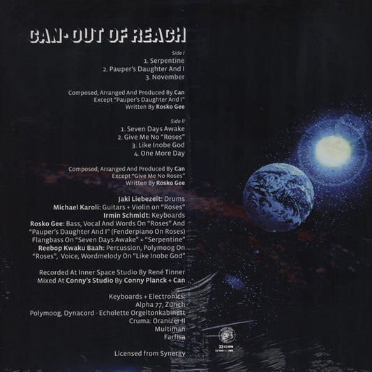 Can : Out Of Reach (LP, Album, Ltd, RE, 180)