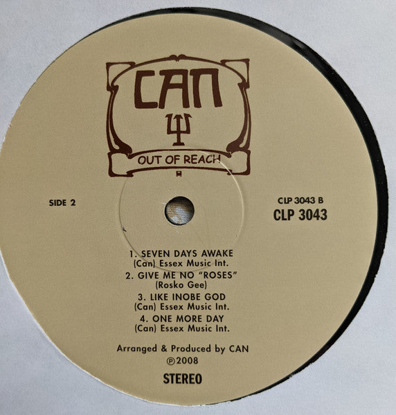 Can : Out Of Reach (LP, Album, Ltd, RE, 180)