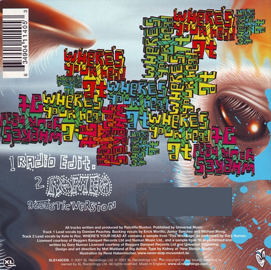 Basement Jaxx : Where's Your Head At (CD, Single)