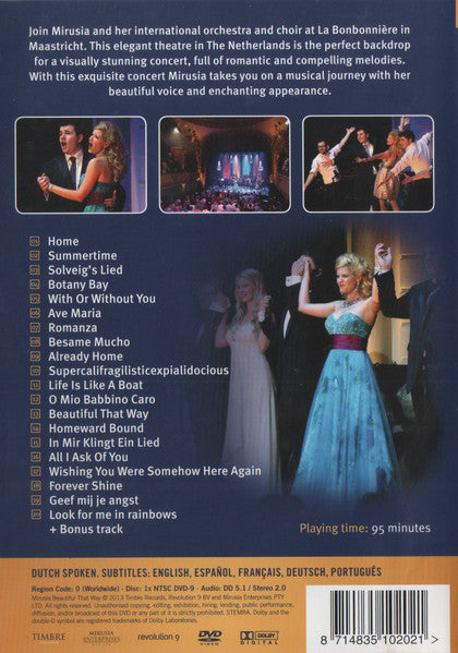 Mirusia Louwerse : Beautiful That Way (Live In Holland) (DVD-V)