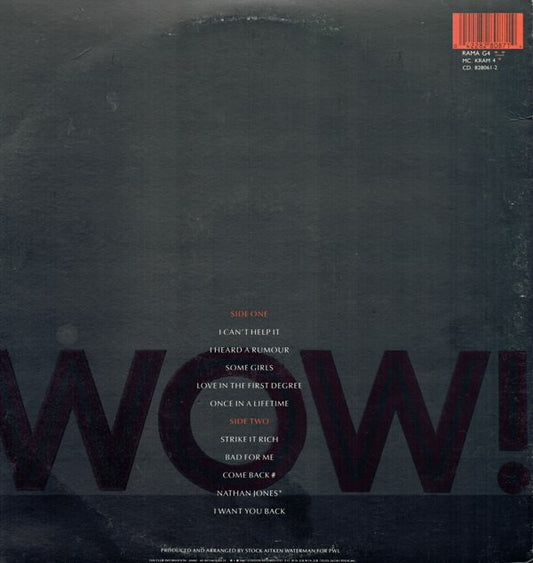 Bananarama : Wow! (LP, Album, RE + 12", Single + Ltd)