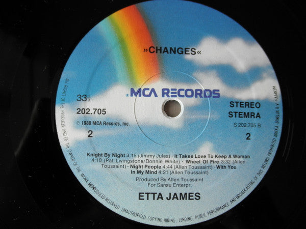 Etta James : Changes (LP, Album)