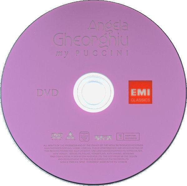 Angela Gheorghiu : My Puccini (CD, Comp, Ope + DVD, Comp, Copy Prot., NTSC)