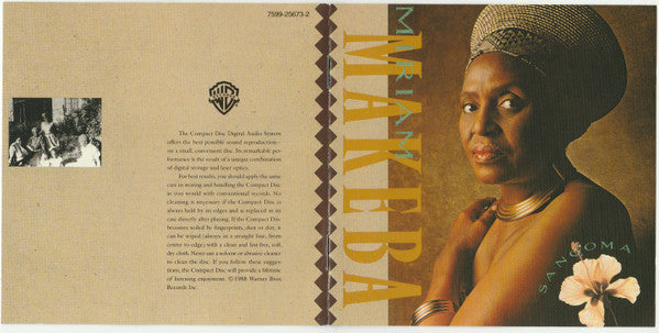 Miriam Makeba : Sangoma (CD, Album, RP)