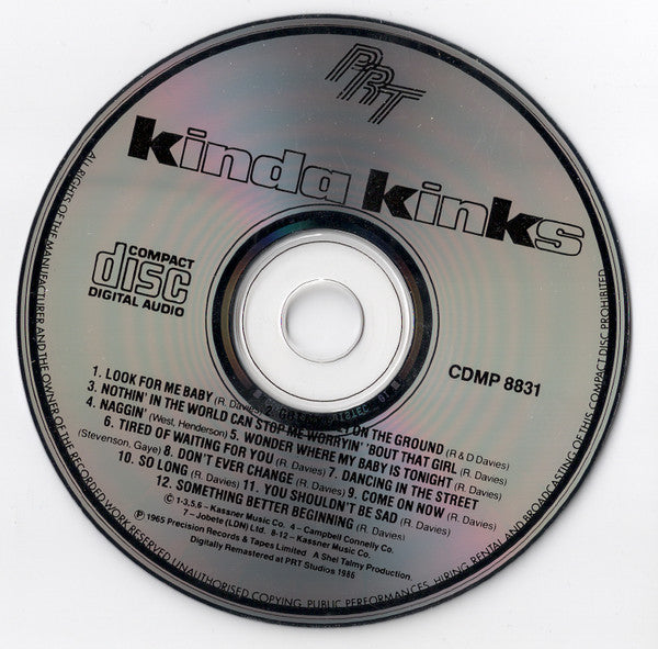 The Kinks : Kinda Kinks (CD, Album, RE, RM)