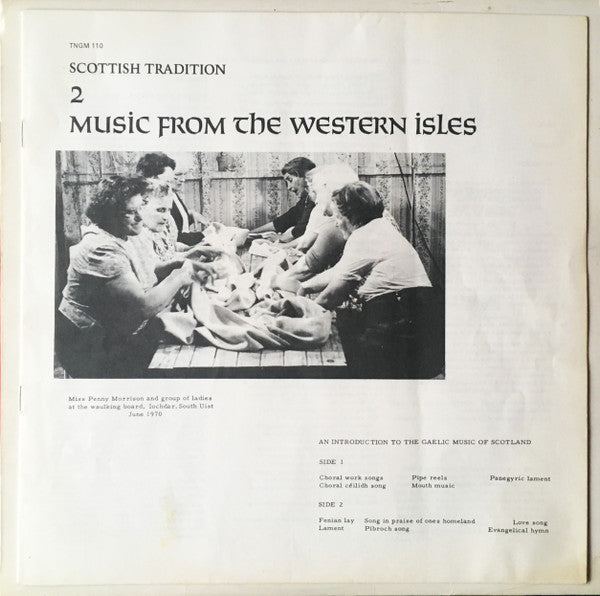 Various : Music From The Western Isles (LP, Comp, Mono)