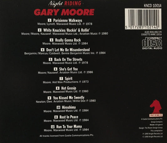 Gary Moore : Night Riding (CD, Comp)