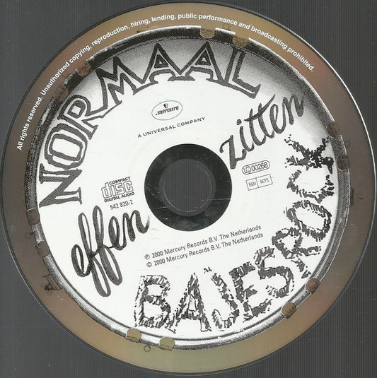 Normaal : Effen Zitten (CD, Album)