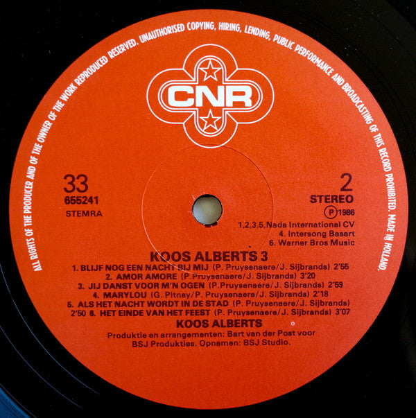 Koos Alberts : Koos Alberts III (LP, Album)