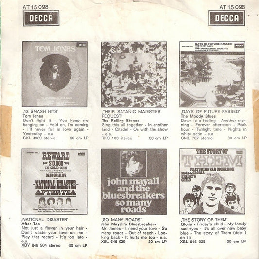 Tom Jones : Delilah / Smile (7", Single)