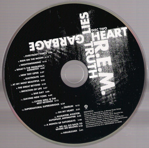 R.E.M. : Part Lies Part Heart Part Truth Part Garbage 1982 - 2011 (2xCD, Comp, Jew)