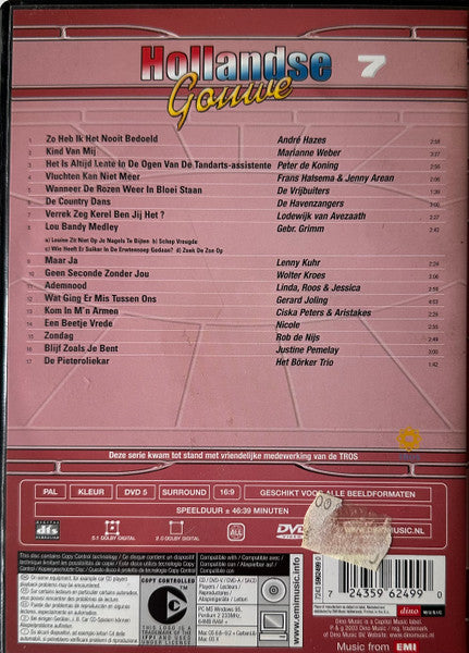 Various : Hollandse Gouwe 7 (DVD-V, Comp)