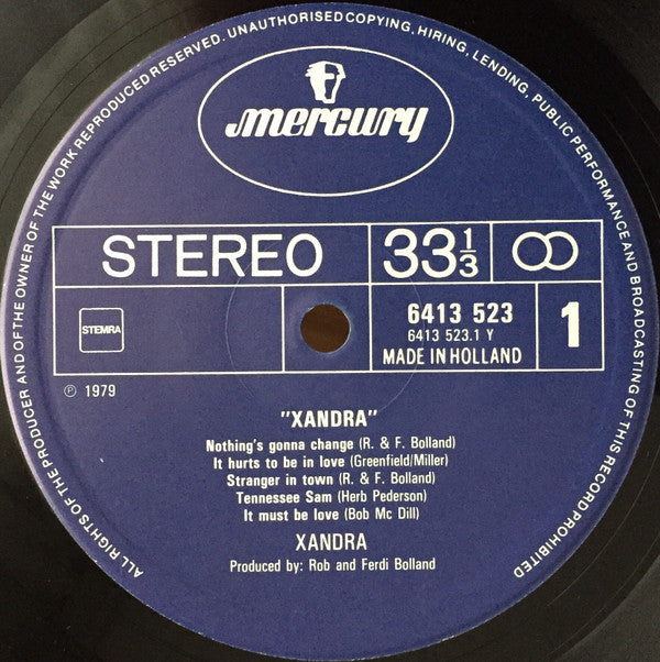 Sandra Reemer : Xandra (LP, Album)