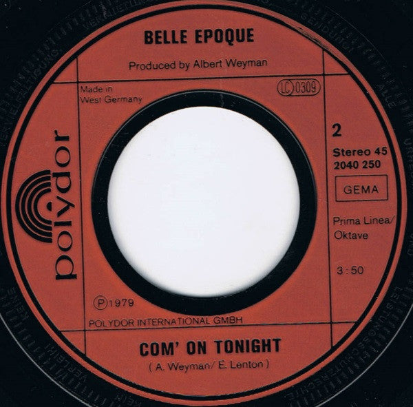 Belle Epoque : Now (7", Single)