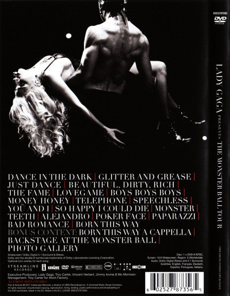 Lady Gaga : The Monster Ball Tour At Madison Square Garden (DVD-V, NTSC)