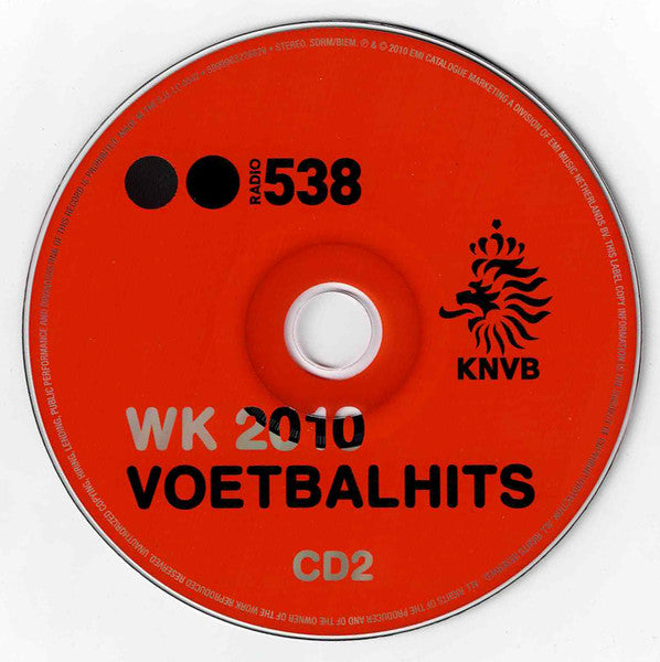 Various : 538 - WK 2010 Voetbalhits (2xCD, Comp)