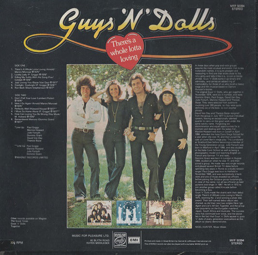 Guys 'n Dolls : There's A Whole Lotta Loving (LP, Comp)