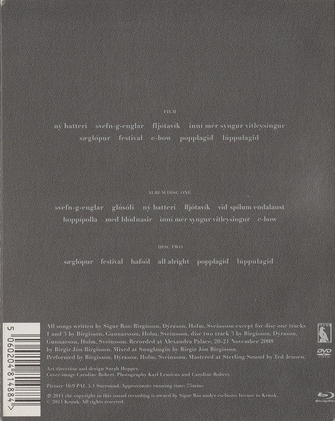 Sigur Rós : Inni (Blu-ray + DVD-V, PAL + 2xCD, Album)