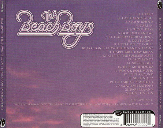 The Beach Boys : Good Timin: Live At Knebworth England 1980 (CD, Album)