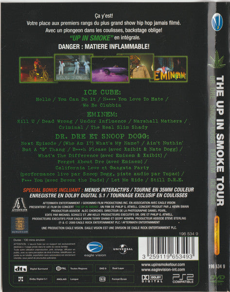 Various : The Up In Smoke Tour (DVD-V, PAL)