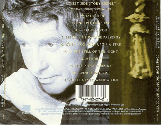 Michael Crawford With The London Symphony Orchestra : Songs From The Stage And Screen (CD, Album)