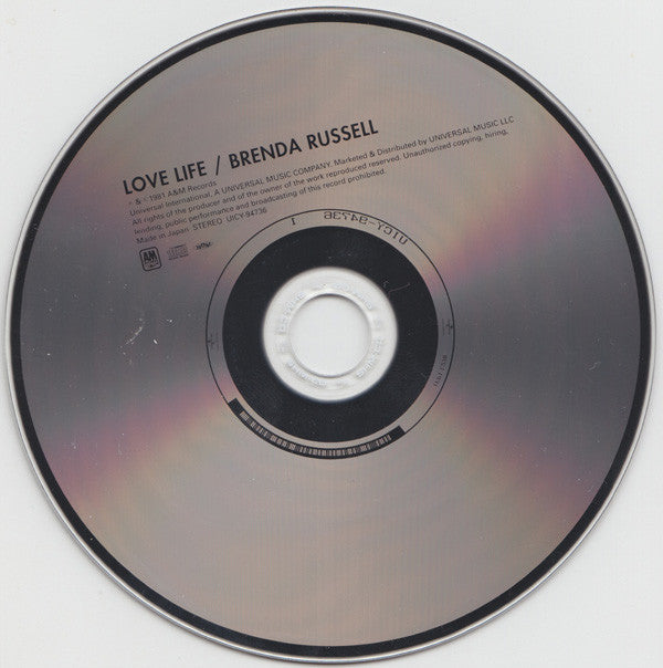Brenda Russell (2) : Love Life (CD, Album, Ltd, RE, RM, Pap)