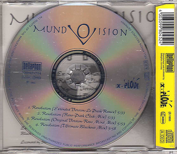 Mundo Vision : Revolution (CD, Maxi)