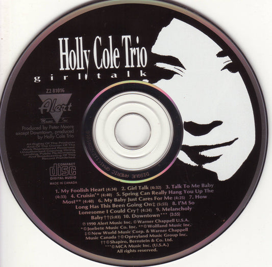 Holly Cole Trio : Girl Talk (CD, Album)