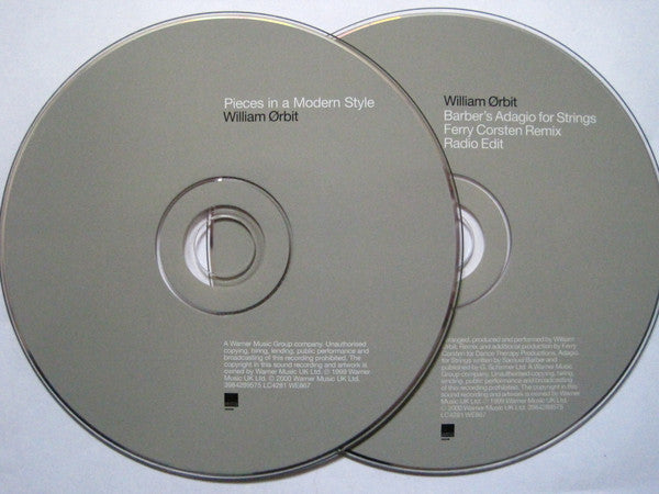 William Orbit : Pieces In A Modern Style (CD, Album + CD, Single)