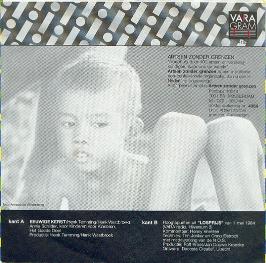 Anny Schilder, Kinderen voor Kinderen, Het Goede Doel : Eeuwige Kerst (7", Single)