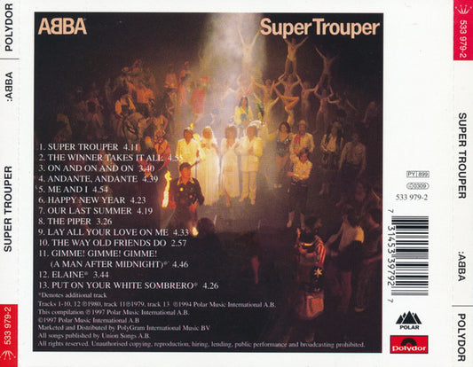 ABBA : Super Trouper (CD, Album, RE, RM)
