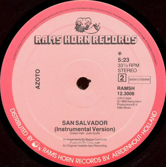 Azoto : San Salvador (12", Single)