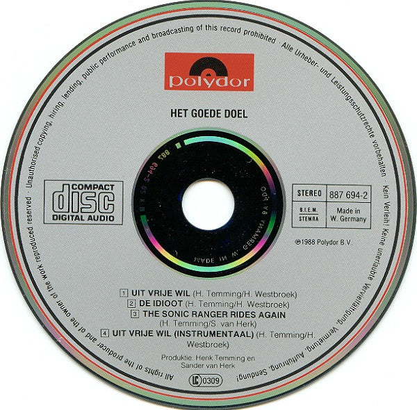 Het Goede Doel : Uit Vrije Wil (CD, Maxi)
