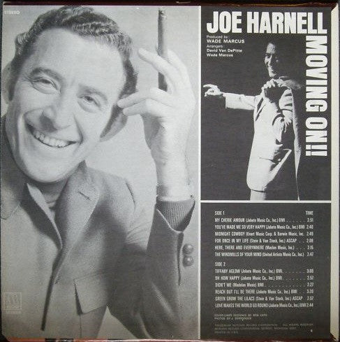 Joe Harnell : Moving On!! (LP, Album)