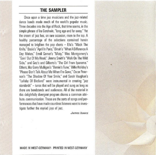 Various : The Sampler (CD, Smplr)