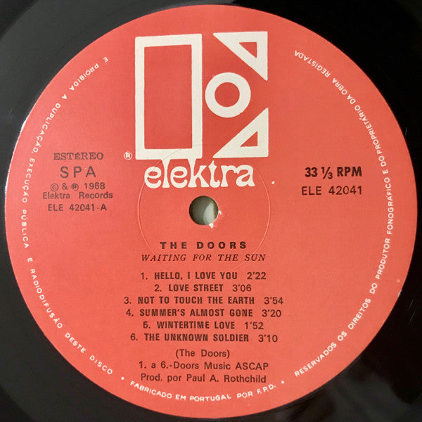 The Doors : Waiting For The Sun (LP, Album, RE)
