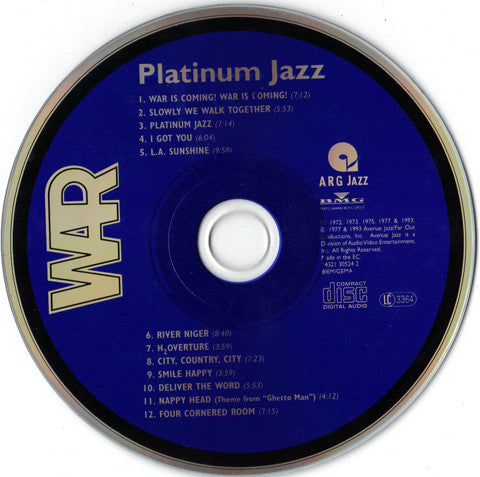 War : Platinum Jazz (CD, Comp, RE)