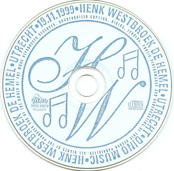 Henk Westbroek : De Hemel (CD, Album)