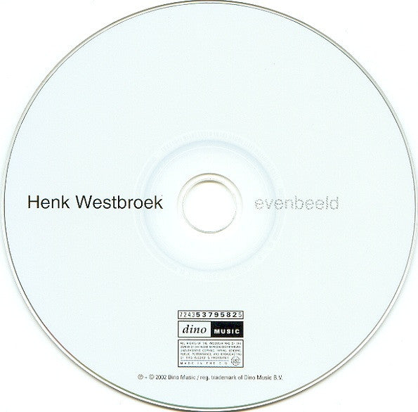 Henk Westbroek : Evenbeeld (CD, Album)