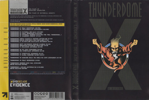 Various : Thunderdome A Decade (DVD-V)