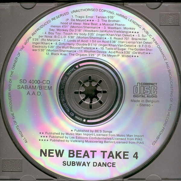 Various : New Beat - Take 4 (CD, Comp)