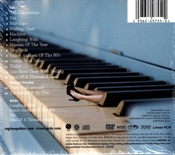 Regina Spektor : Far (CD, Album + DVD-V, NTSC + S/Edition)