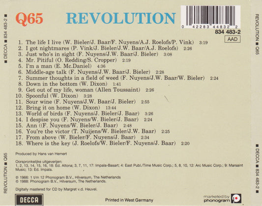 Q65 : Revolution (CD, Album, RE, FUL)