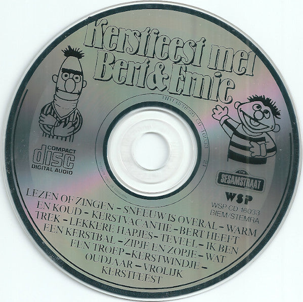 Bert & Ernie : Kerstfeest Met Bert & Ernie (CD, Album, RP)