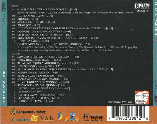 Will Tura m.m.v. Belgian Radio And Television Philharmonic Orchestra o.l.v. Sylveer Van Den Broeck : Tura In Symfonie III (2xCD, Album)
