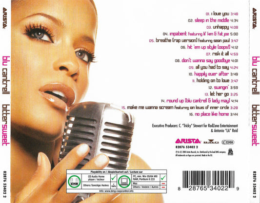 Blu Cantrell : Bittersweet (CD, Album, Copy Prot.)