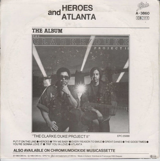 Stanley Clarke/George Duke : Heroes (7", Single)