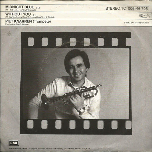 Piet Knarren : Midnight Blue (7", Single)